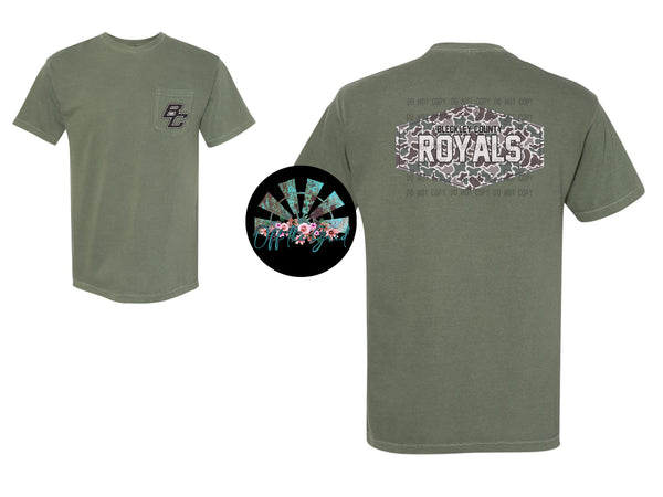 Retro Camo Bleckley County Royals T-Shirt and Sweatshirt