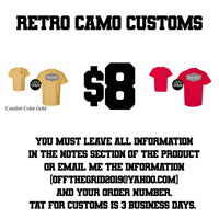 Retro Camo **CUSTOMS** PNG Digital Download
