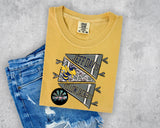 Jeff Davis Yellow Jackets Camo Pennant Flags Color Mascot T-Shirt and Sweatshirt