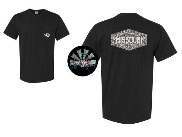 Retro Camo MS Tigers (Front and Back) PNG Digital Design