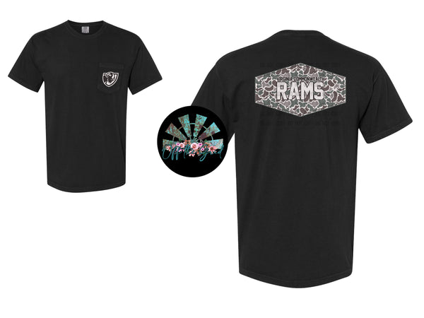 Retro Camo VA Commonwealth (Front and Back) PNG Digital Design