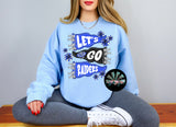 Retro Dalmatian Let's Go Raiders Pennant Flags T-Shirt and Sweatshirt