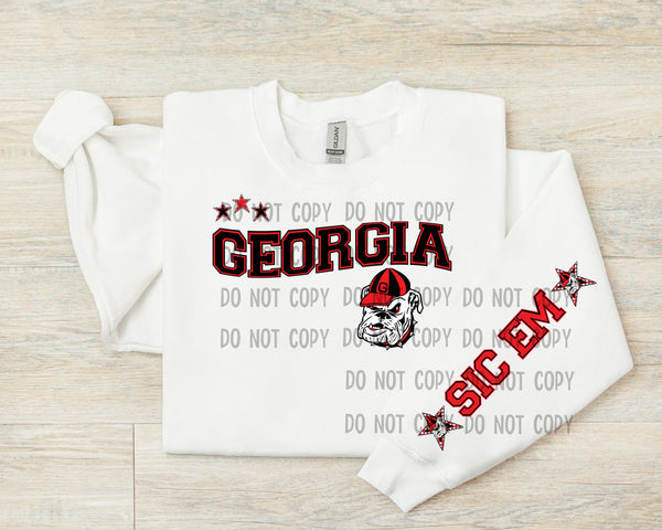 Retro Wavy Checkered Old Dawg T-Shirt and Sweatshirt