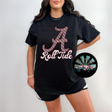 Striped Script AL Roll Tide PNG Digital Download (You get four files)