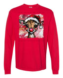 Rudolph Painted Canvas T-Shirt and Sweatshirt
