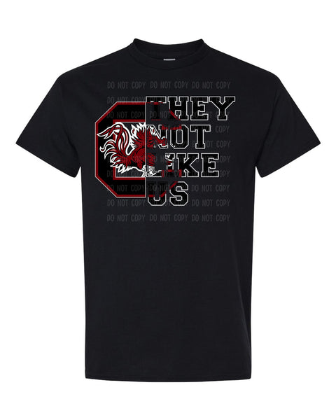 They not like us SC PNG Digital Download (You get all TWO files)