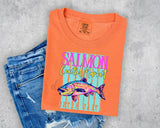 Salmon Coastal Market Stay Salty T-Shirt and Sweatshirt