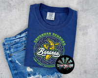 Leopard Circle Savannah Bananas PNG Digital Design -- You get FOUR Designs