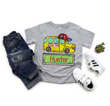 KIDS Custom Boy Bus T-Shirt