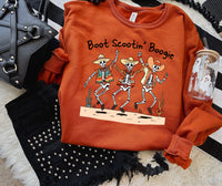 Skeleton Boot Skootin' Boogie T-Shirt and Sweatshirt