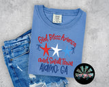 God Bless America and Small Town Alamo, GA T-Shirt and Sweatshirt