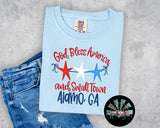 God Bless America and Small Town Alamo, GA T-Shirt and Sweatshirt