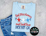 God Bless America and Small Town Dexter, GA T-Shirt and Sweatshirt