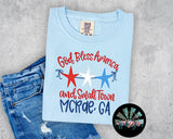 God Bless America and Small Town McRae, GA T-Shirt and Sweatshirt