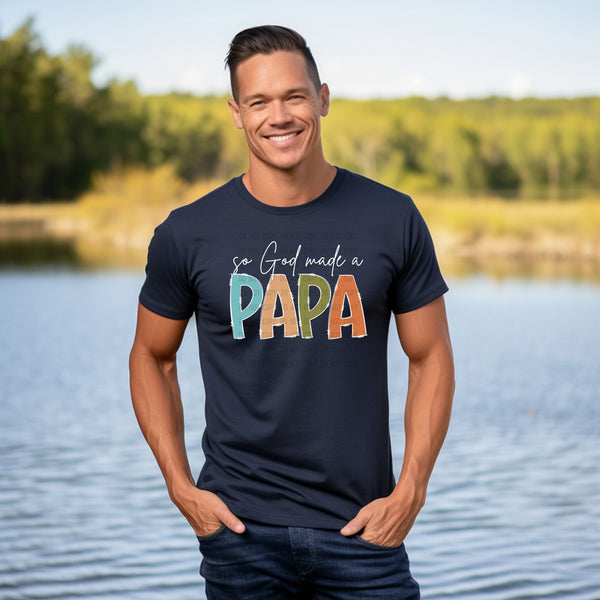 So God made a Papa PNG Digital Design