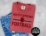 Striped SC Football PNG Digital Design (TWO DIGITALS)