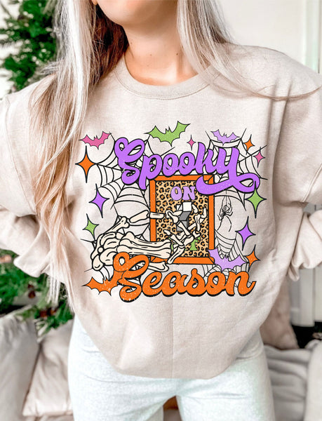 Spooky Season On Off T-Shirt and Sweatshirt