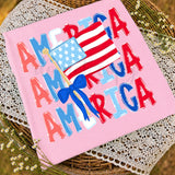 Stacked America T-Shirt and Sweatshirt