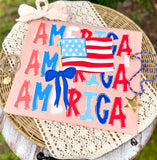 Stacked America T-Shirt and Sweatshirt