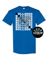 Stacked Bulldog with Mascot #3 PNG Digital Download