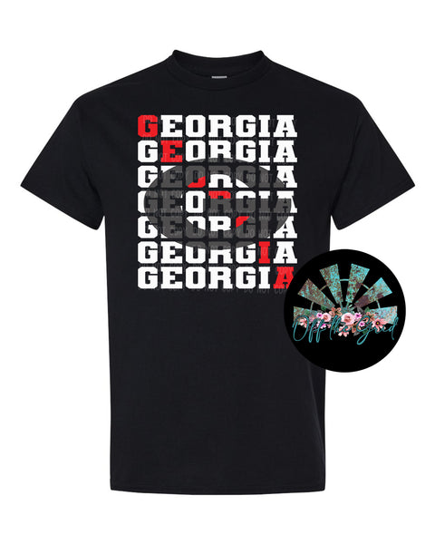 Stacked GA with Logo PNG Digital Download