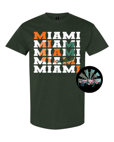 Stacked Miami with Logo PNG Digital Download