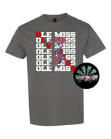 Stacked Ole Miss with Logo PNG Digital Download