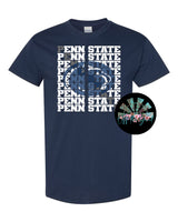 Stacked Penn State with Logo PNG Digital Download