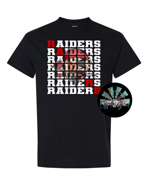 Stacked Raiders with Mascot #2 (Red Raider) PNG Digital Download