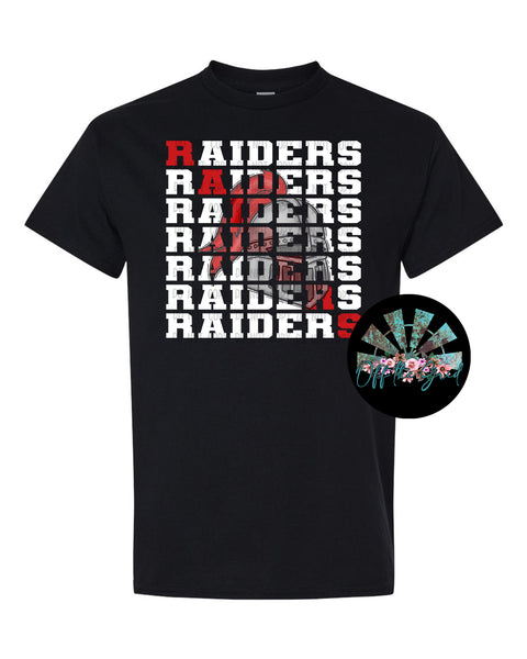 Stacked Raiders with Mascot (Red Raider) PNG Digital Download