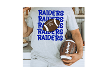 Stacked Raiders Football Short Sleeve T-Shirt