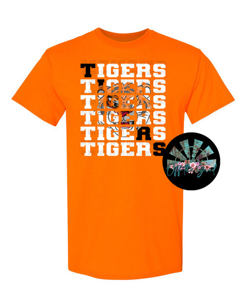 Stacked Tigers with Mascot #3 PNG Digital Download