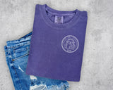 State of GA Seal (White Design) Pocket T-Shirt and Sweatshirt