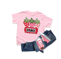 KIDS Strawberry Girl Personalized T-Shirt