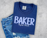 BBC Blue Stripe T-Shirt and Sweatshirt
