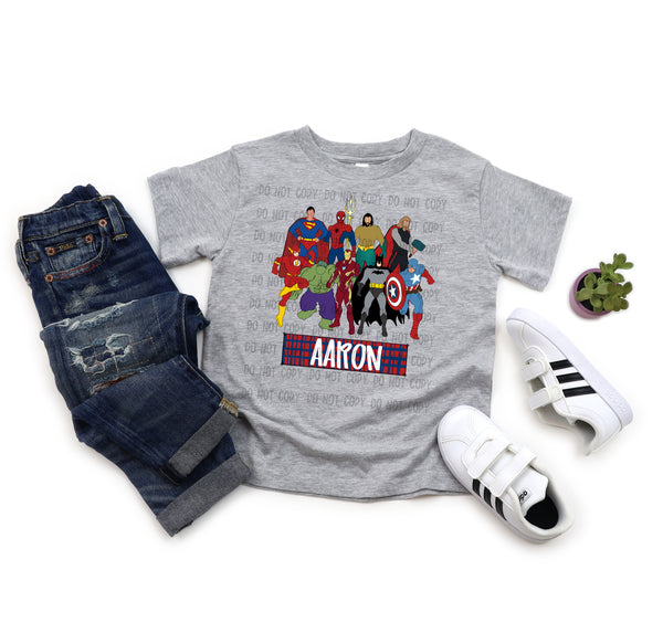 KIDS Customized Superheroes T-Shirt