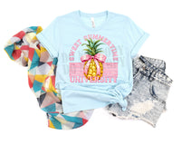 Pineapple Sweet Summertime University TShirt