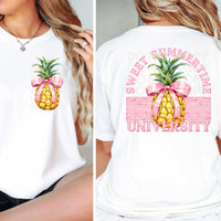 Sweet Summertime University Pineapple T-Shirt