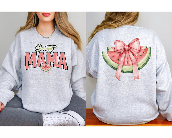 Sweetest Mama Watermelon Bow T-Shirt