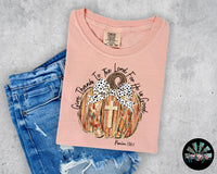 Give Thanks to the Lord Brushstroke Pumpkin T-Shirt and Sweatshirt