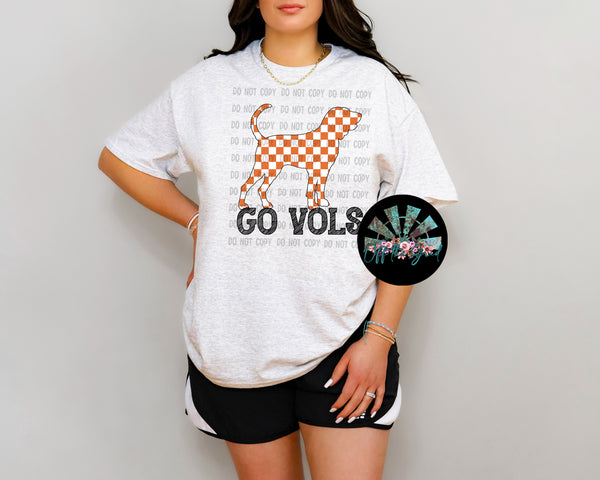 Plaid Go Vols TN PNG Digital Download (You get three files)