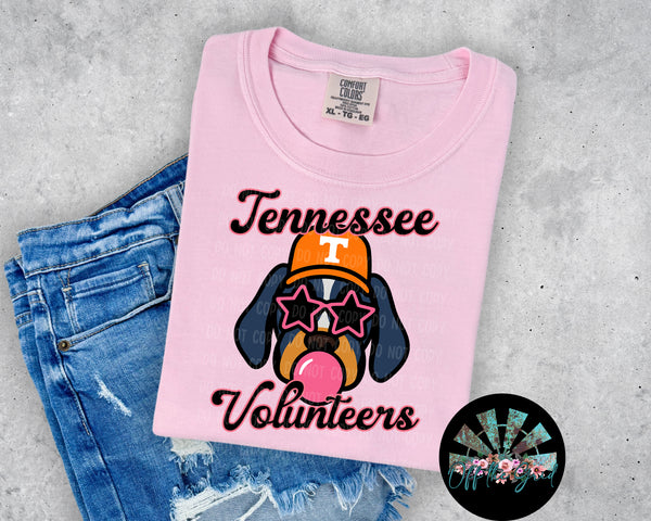 Bubble Gum TN Mascot PNG Digital Design (YOU GET 2 DESIGNS)