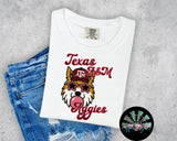Bubble Gum TX A&M Mascot PNG Digital Design (YOU GET 2 DESIGNS)
