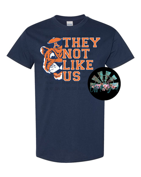 They not like us AU Old School Logo PNG Digital Download (You get all FIVE files)