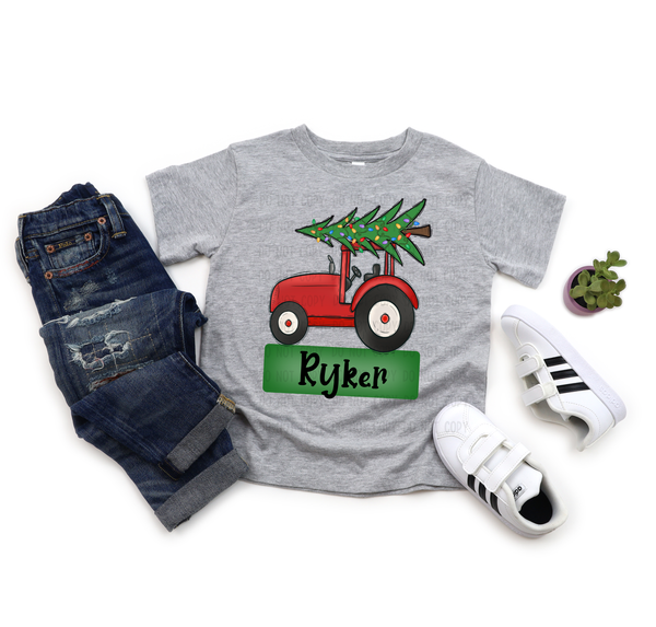 Christmas Tractors T-Shirt