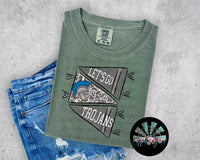 Trojans (Blue) Camo Pennant Flag PNG Digital Design