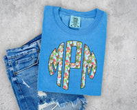 Vibes Monogram Short Sleeve T-Shirt