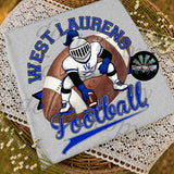 WL Raiders Football Rowdy T-Shirt and Sweatshirt