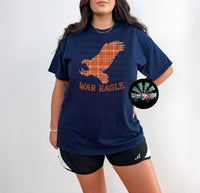 Plaid AU War Eagle PNG Digital Download (You get both files)