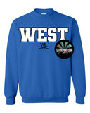 WEST (White Letters with Black Outline) T-Shirt and Sweatshirt